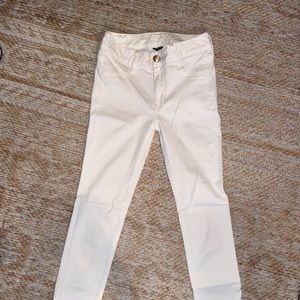 White skinny pants!